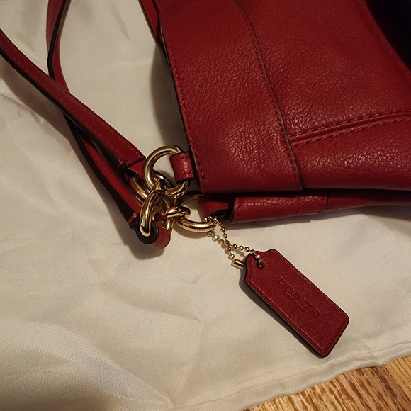 Coach LEXY Shoulder/Satchel Handbag Rouge - Picture 10 of 14